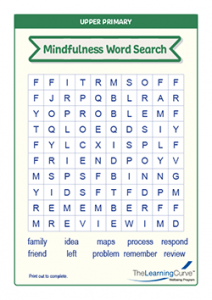 Mindfulness Word Search Upper