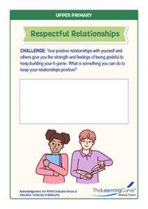 Respectful Relationships Upper