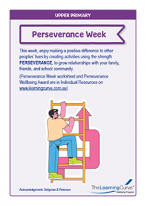 Perserverance Week Upper