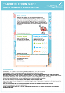 Teacher Lesson Guide Lower