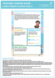 Teacher Lesson Guide Lower