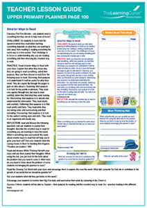 Teacher Lesson Guide Upper