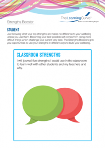 Strengths Booster Classroom Strengths