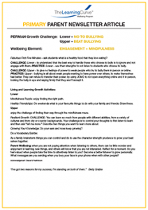 Parent Newsletter Article Week 44 - Lower: No To Bullying / Upper: Beat Bullying
