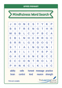 Mindfulness Word Search Upper