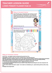 Teacher Lesson Guide Lower