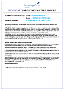Parent Newsletter Article Week 1 - Middle: Smiling Power / Senior: Imitating Intentions