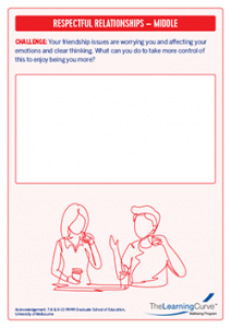 Respectful Relationships Middle