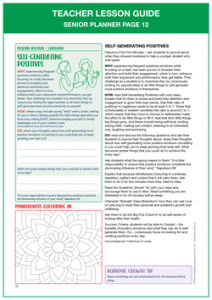 Teacher Lesson Guide Senior