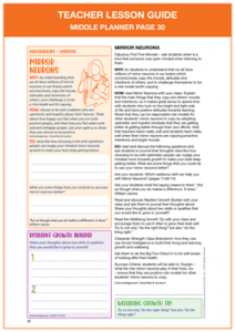 Teacher Lesson Guide Middle