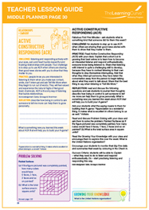 Teacher Lesson Guide Middle