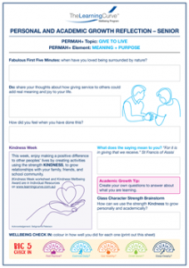 Personal and Academic Growth Reflection Senior