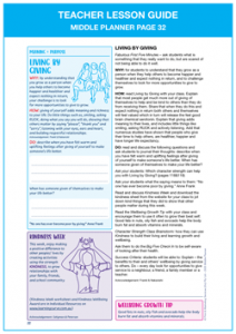 Teacher Lesson Guide Middle