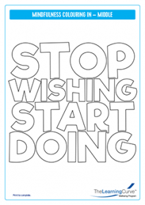 Mindfulness Colouring In Middle