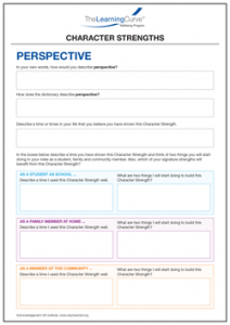Character Strength Perspective