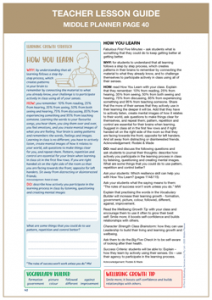 Teacher Lesson Guide Middle
