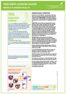 Teacher Lesson Guide Middle