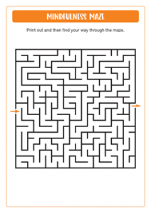 Mindfulness Maze Middle