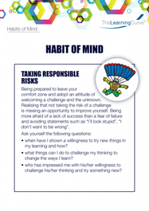 Habit of Mind Taking Responsible Risks