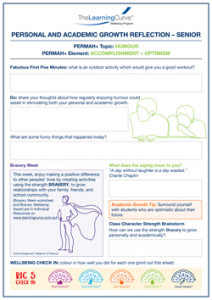 Personal and Academic Growth Reflection Senior
