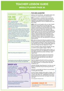 Teacher Lesson Guide Middle