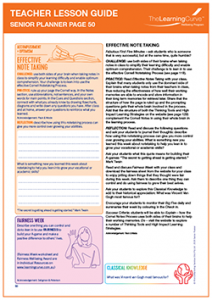 Teacher Lesson Guide Senior