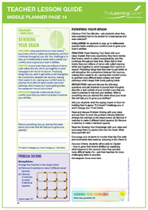 Teacher Lesson Guide Middle