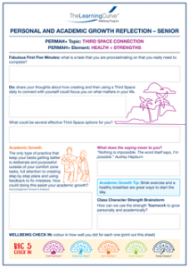 Personal and Academic Growth Reflection Senior