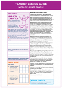 Teacher Lesson Guide Middle