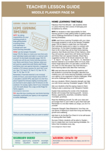 Teacher Lesson Guide Middle