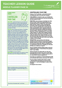 Teacher Lesson Guide Middle