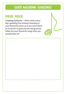 Class Wellbeing Challenge Music Magic Middle