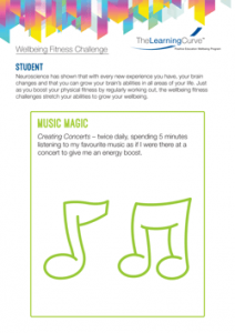 Wellbeing Fitness Challenge Music Magic