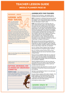 Teacher Lesson Guide Middle