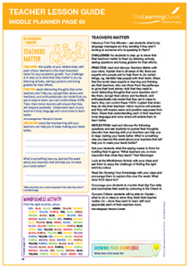 Teacher Lesson Guide Middle