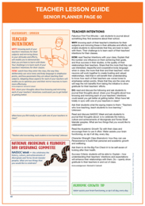 Teacher Lesson Guide Senior