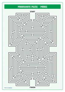 Mindfulness Puzzle Middle