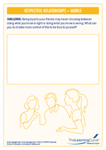 Respectful Relationships Middle