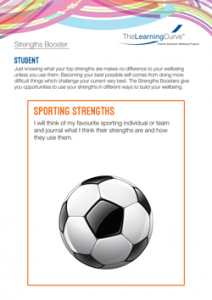 Strengths Booster Sporting Strengths