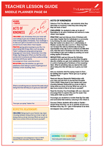 Teacher Lesson Guide Middle