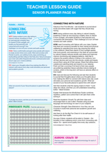 Teacher Lesson Guide Senior