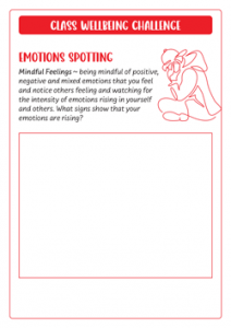 Class Wellbeing Challenge Emotions Spotting Middle