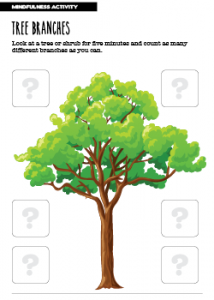 Mindfulness Activity Tree Branches