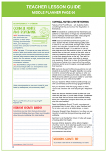 Teacher Lesson Guide Middle