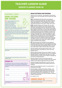 Teacher Lesson Guide Senior