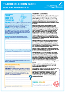 Teacher Lesson Guide Senior