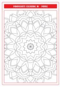 Mindfulness ColourIng In Middle
