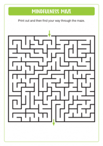 Mindfulness Maze Middle