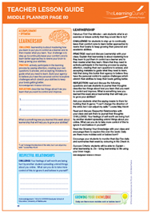 Teacher Lesson Guide Middle