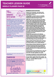 Teacher Lesson Guide Middle